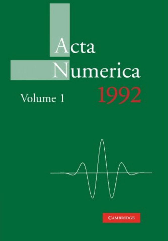 Acta Numerica 1992: Volume 1