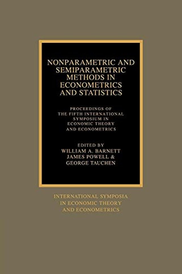 Nonparametric and Semiparametric Methods in Econometrics and Statistics