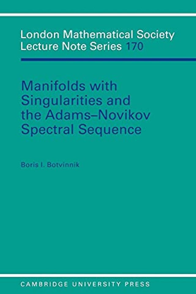 Manifolds with Singularities and the Adams-Novikov Spectral Sequence