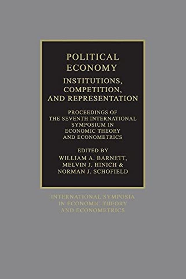 Political Economy: Institutions, Competition and Representation