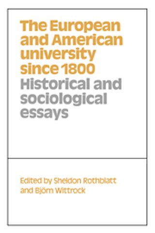 The European and American University since 1800