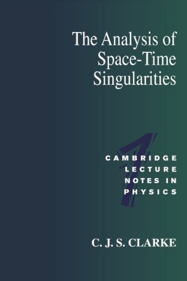 The Analysis of Space-Time Singularities