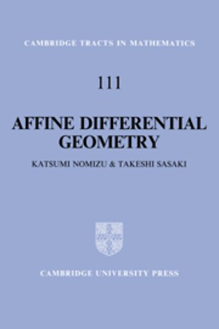 Affine Differential Geometry