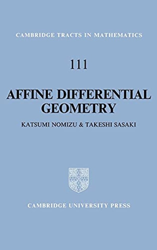 Affine Differential Geometry