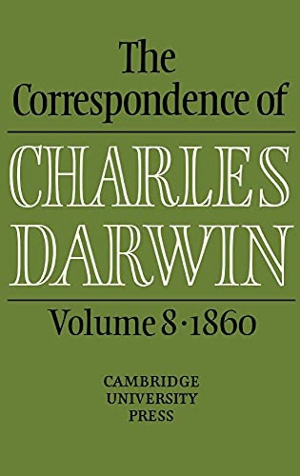 The Correspondence of Charles Darwin: Volume 8, 1860