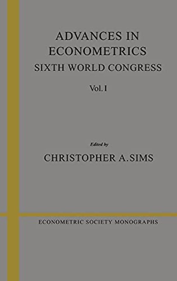 Advances in Econometrics: Volume 1