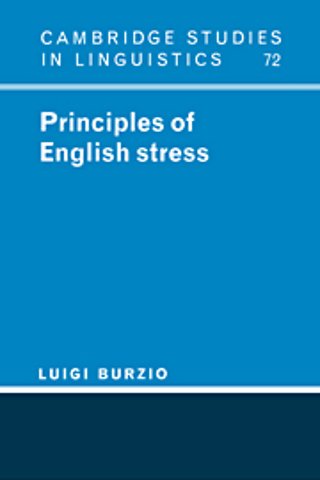 Principles of English Stress