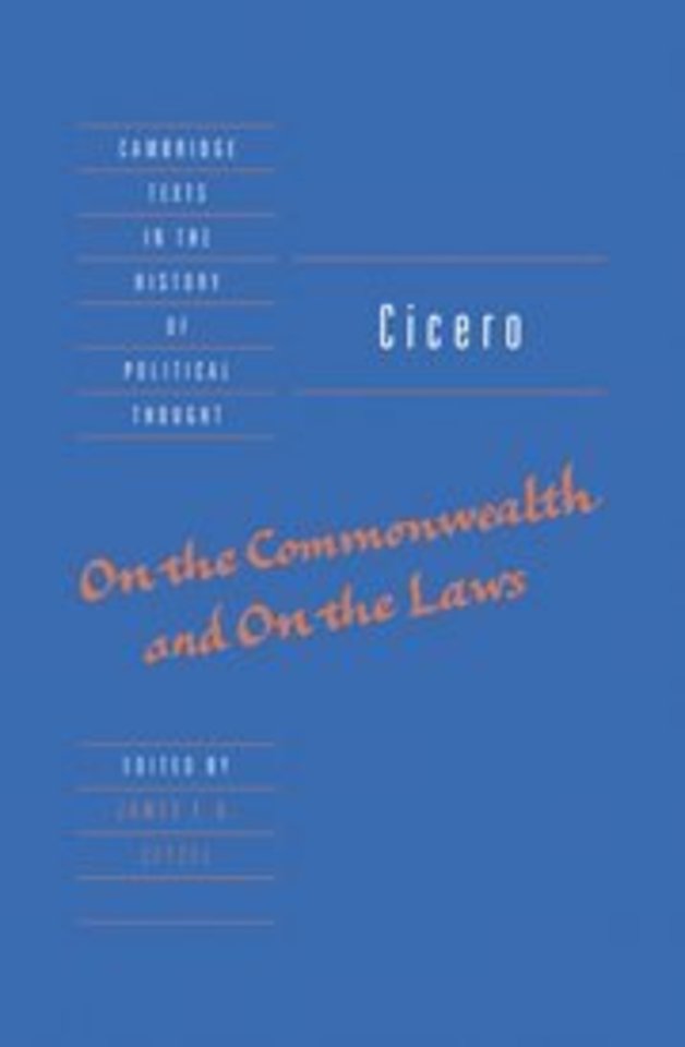 Cicero: On the Commonwealth and On the Laws