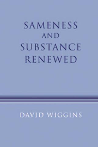 Sameness and Substance Renewed