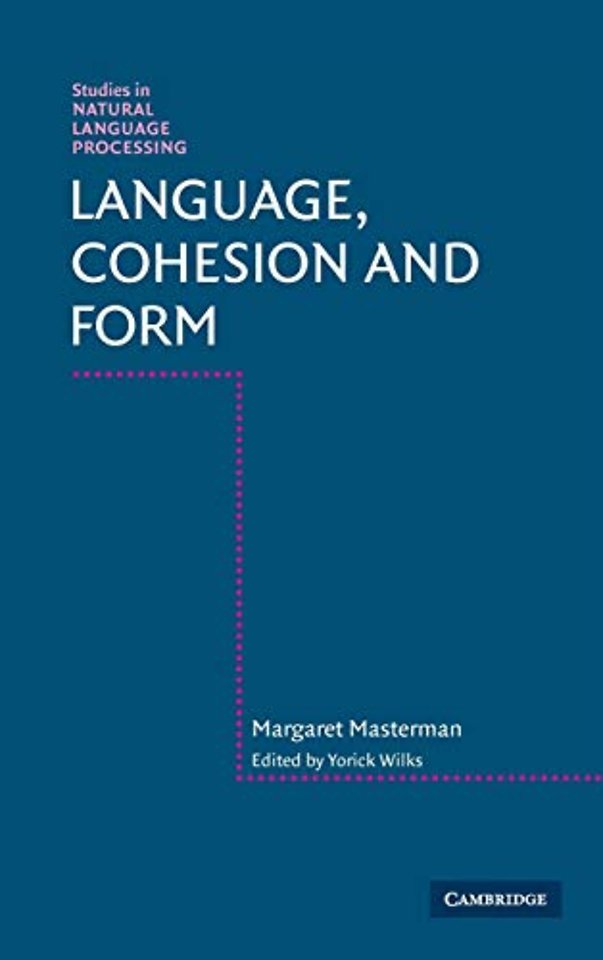 Language, Cohesion and Form