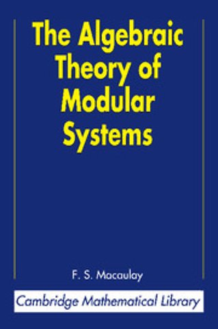 The Algebraic Theory of Modular Systems