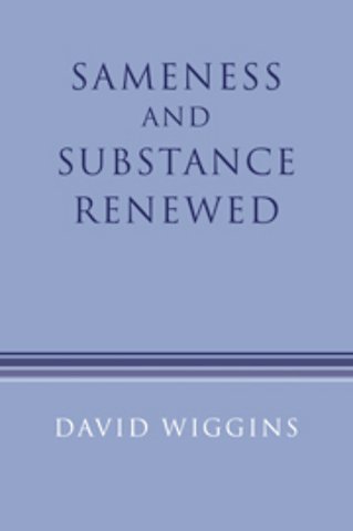 Sameness and Substance Renewed