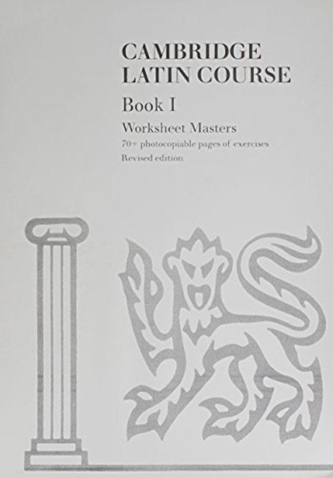 Cambridge Latin Course Book 1 Worksheet Masters 4th Edition