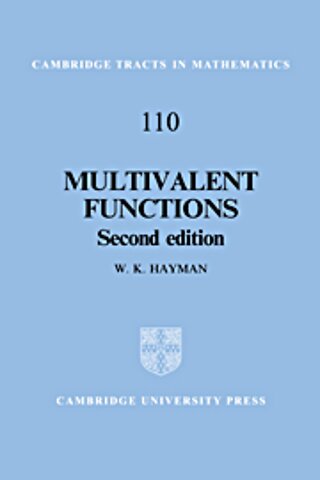 Multivalent Functions