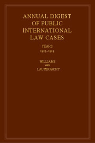International Law Reports