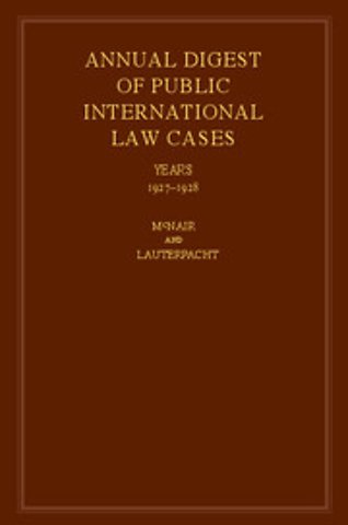 International Law Reports
