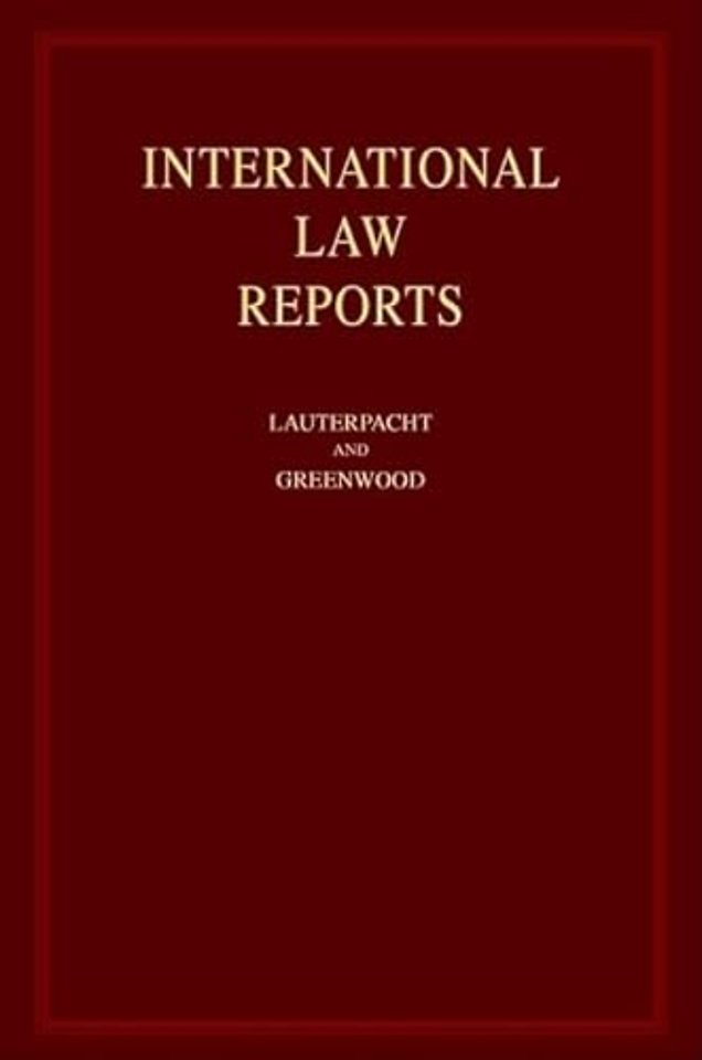 International Law Reports