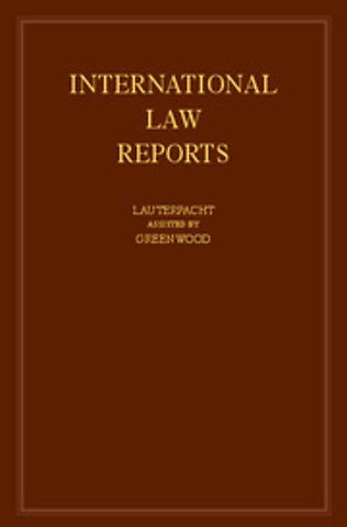 International Law Reports