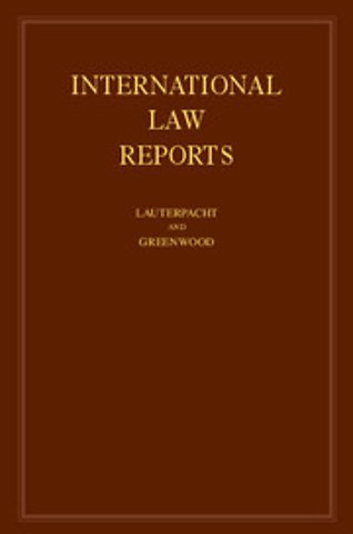 International Law Reports