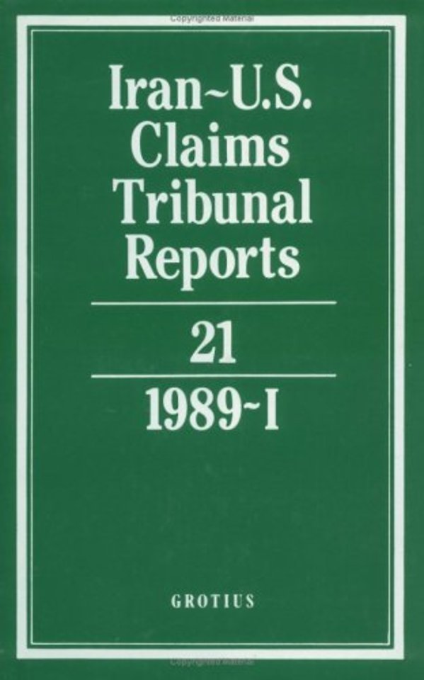 Iran-U.S. Claims Tribunal Reports: Volume 21