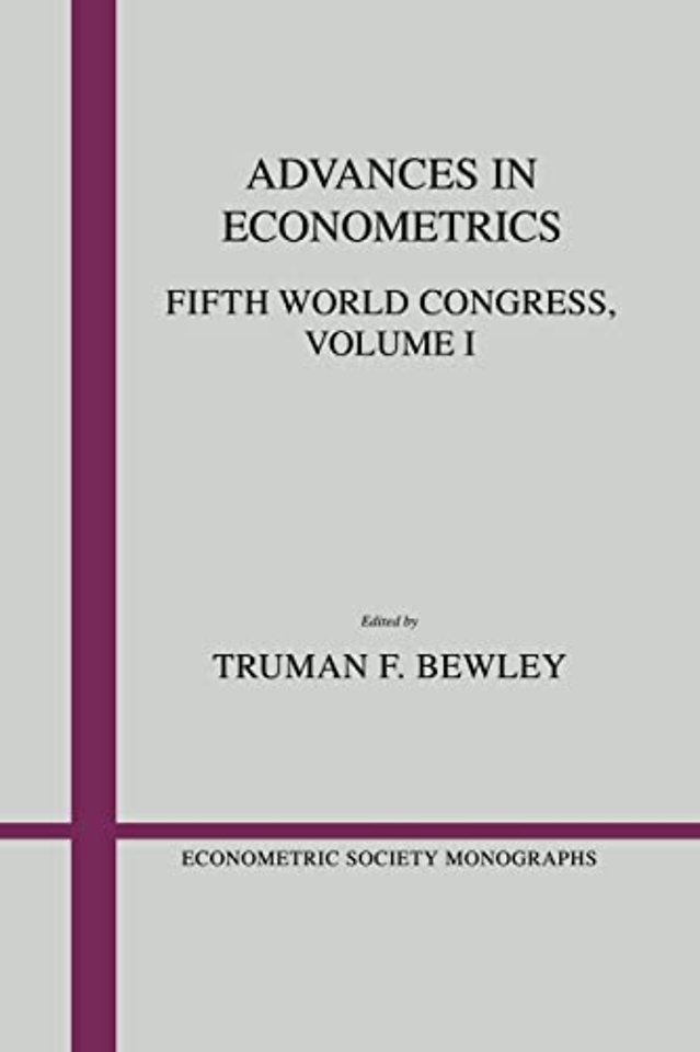 Advances in Econometrics: Volume 1