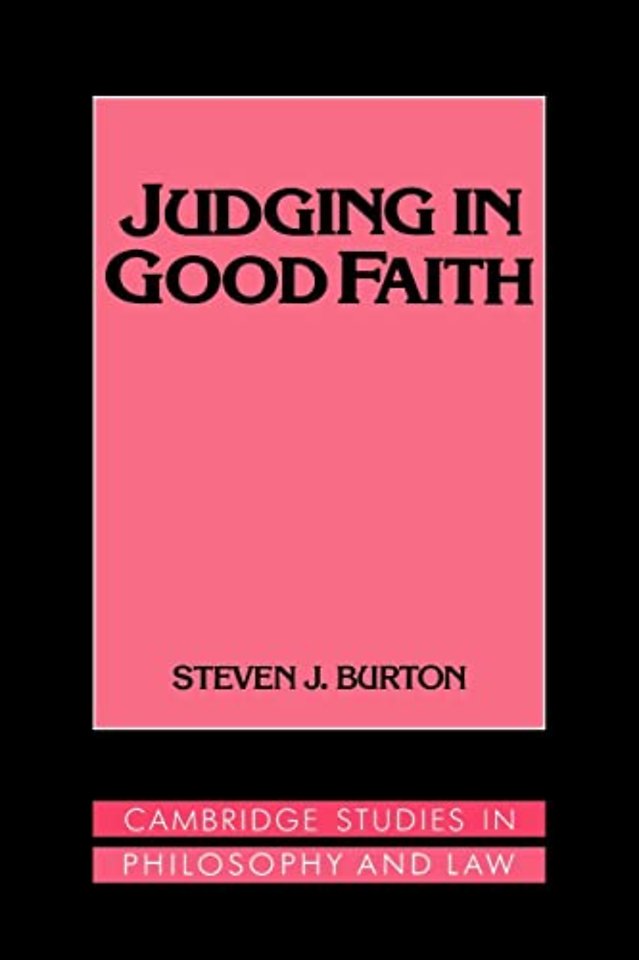 Judging in Good Faith
