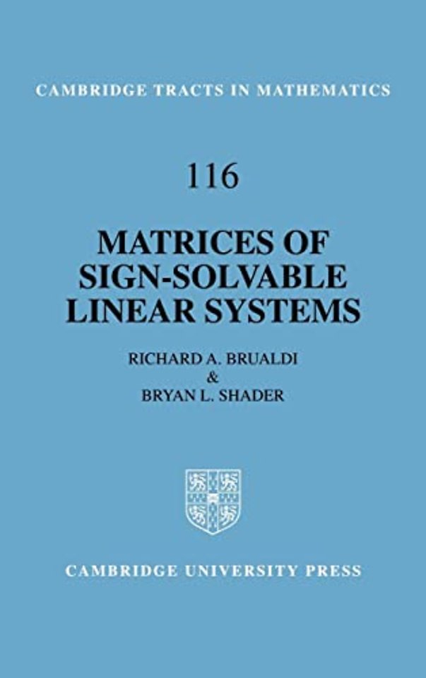 Matrices of Sign-Solvable Linear Systems