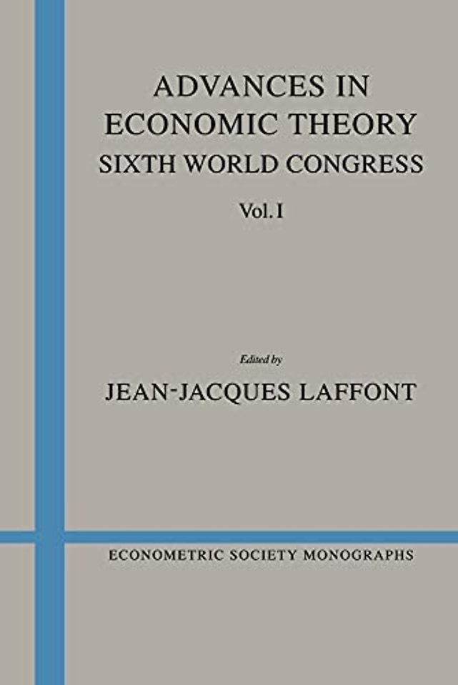Advances in Economic Theory: Volume 1