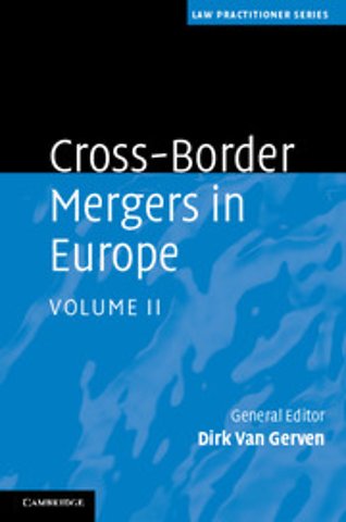 Cross-Border Mergers in Europe (vol. 2)