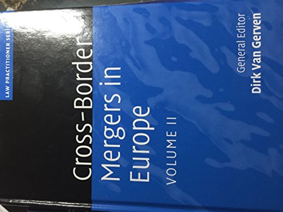 Cross-Border Mergers in Europe (vol. 2)