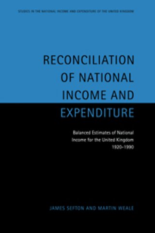 Reconciliation of National Income and Expenditure