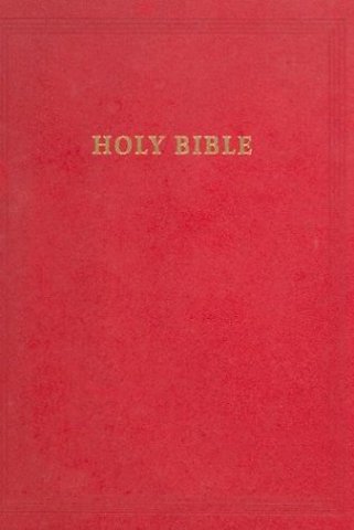 REB Lectern Bible with Apocrypha, Red Goatskin Leather over Boards, RE936:TAB