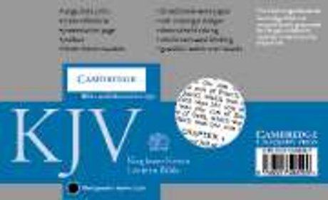 KJV Lectern Bible, Black Goatskin Leather over Boards, KJ986:XB