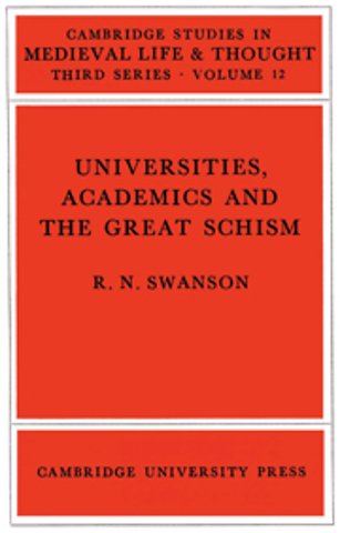 Universities, Academics and the Great Schism