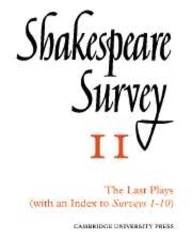 Shakespeare Survey With Index 1-10