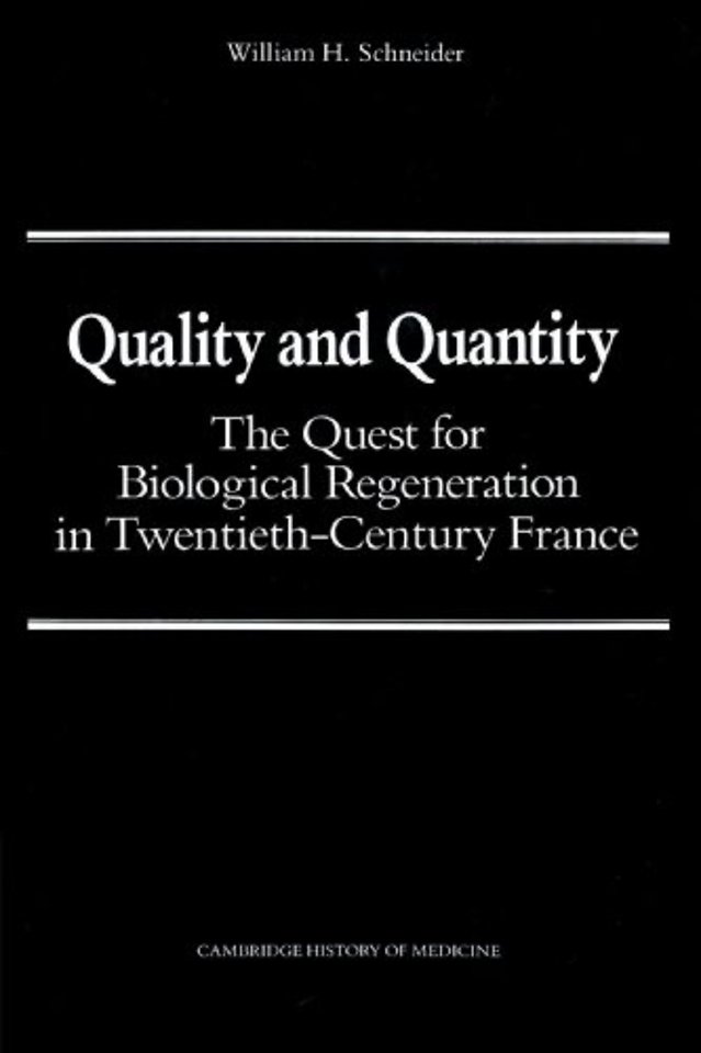 Quality and Quantity