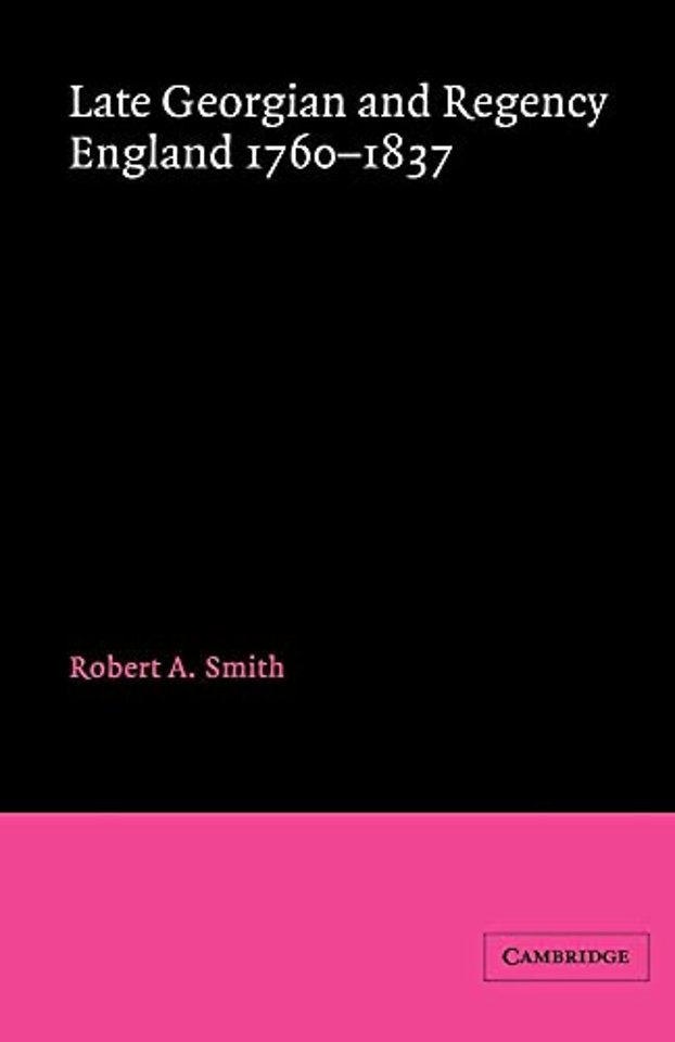 Late Georgian and Regency England, 1760–1837