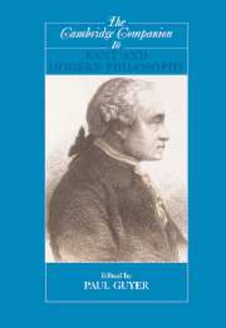 The Cambridge Companion to Kant and Modern Philosophy