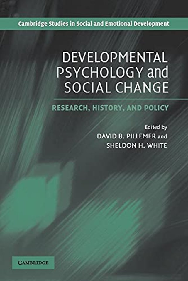 Developmental Psychology and Social Change