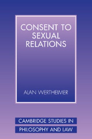 Consent to Sexual Relations