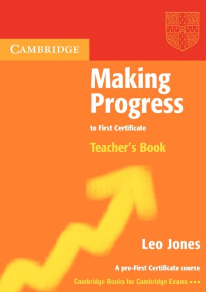 Making Progress to First Certificate Teacher's Book