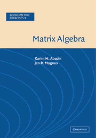 Matrix Algebra