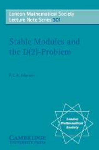Stable Modules and the D(2)-Problem