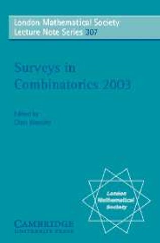 Surveys in Combinatorics 2003