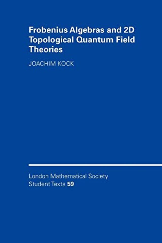 Frobenius Algebras and 2-D Topological Quantum Field Theories