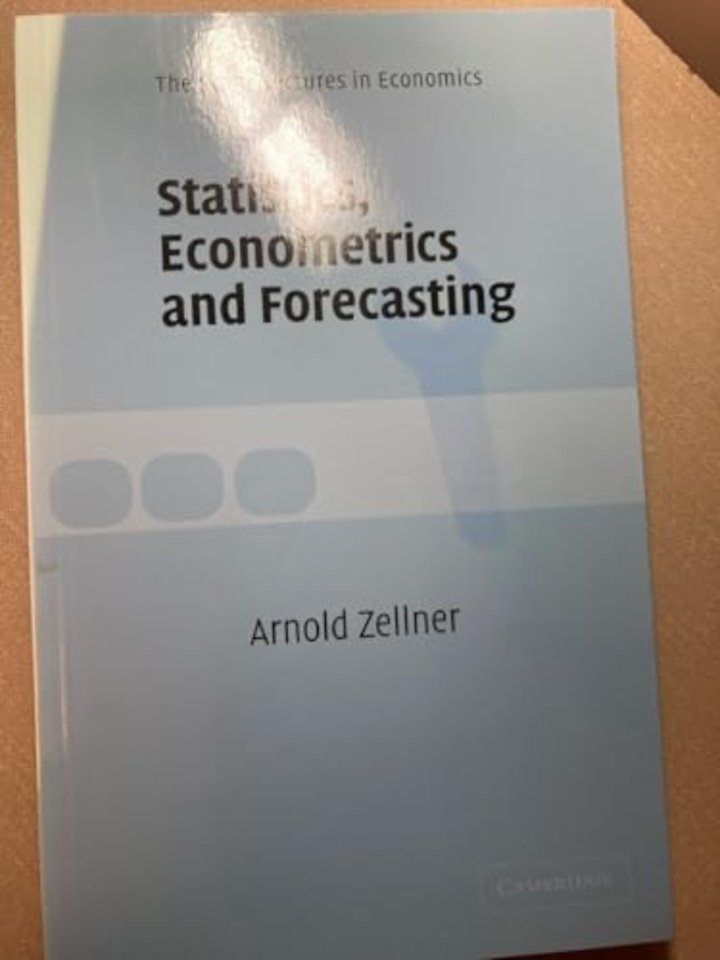 Statistics, Econometrics and Forecasting