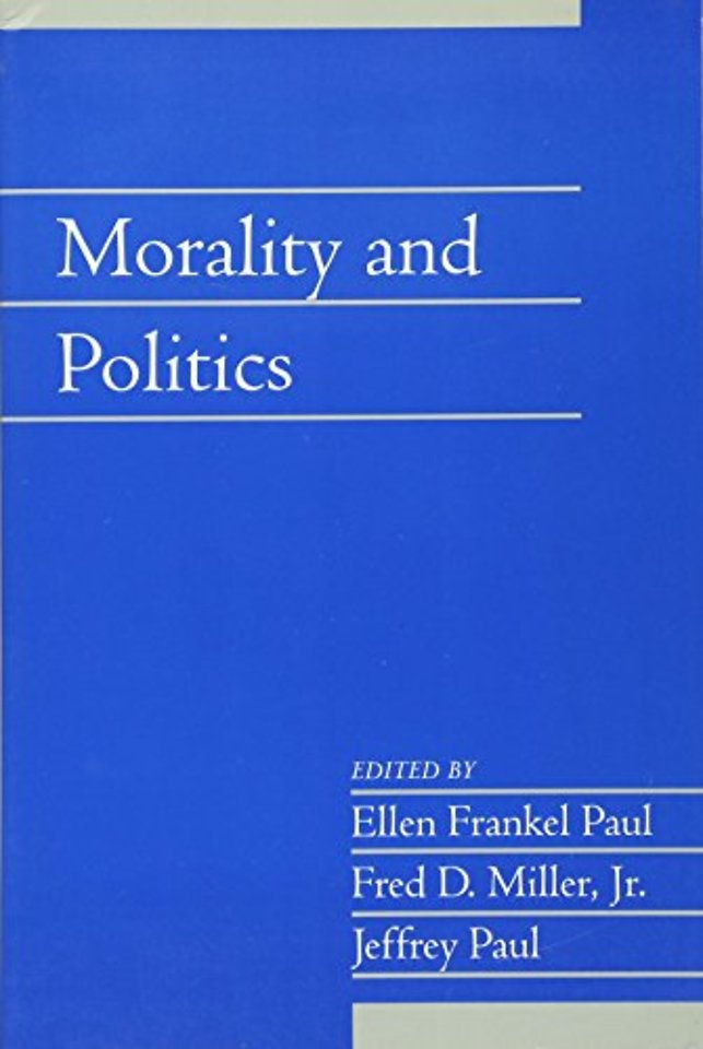 Morality and Politics: Volume 21, Part 1