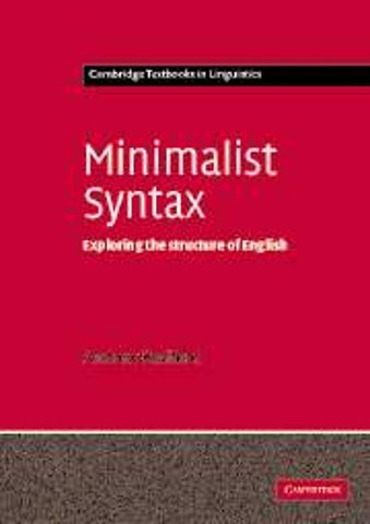 Minimalist Syntax