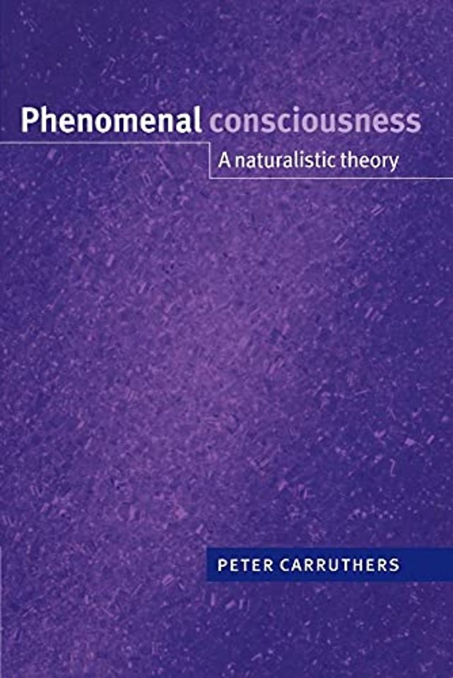 Phenomenal Consciousness