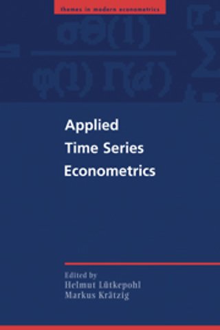 Applied Time Series Econometrics